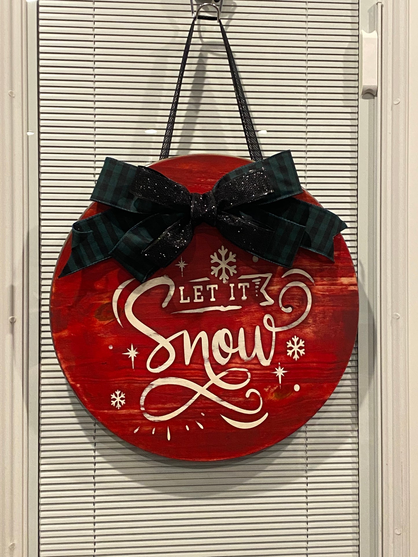 Let It Snow Door Hanger