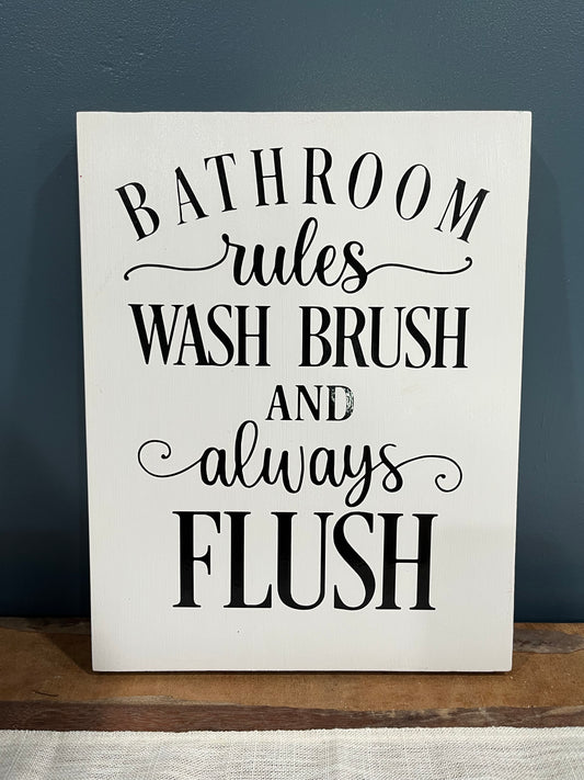 Bathroom Sign